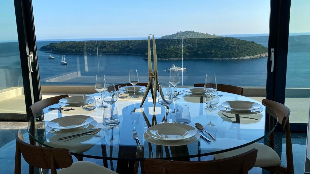 New&Luxury Apartment With An Outstanding View - Bombii Blue ドゥブロブニク エクステリア 写真